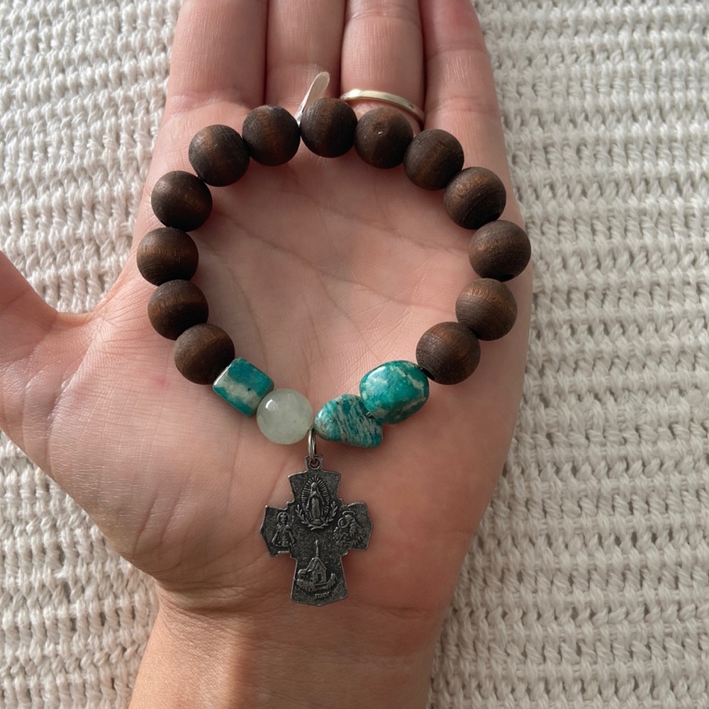 Religious Beaded Bracelet